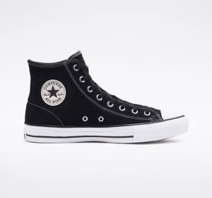 Converse CONS Chuck Taylor All Star Pro Suede Skate Čevlji Črna / Bela | CV-765UVC