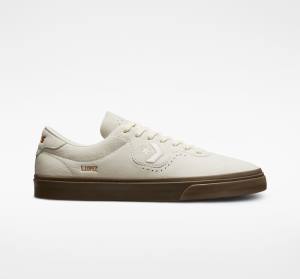 Converse CONS Louie Lopez Pro Nubuck Usnje Skate Čevlji Svetloba Rjav / Rjav | CV-298XZC