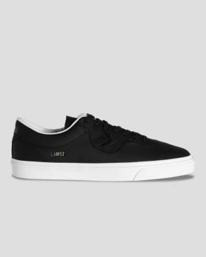 Converse CONS Louie Lopez Pro Usnje Nizke Superge Črna | CV-861XOY