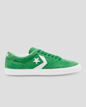 Converse Checkpoint Pro Pigskin Suede Nizke Superge Zelena | CV-904ZEY