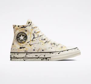 Converse Chuck 70 Archive Paint Splatter Visoke Superge Črna | CV-930PKB