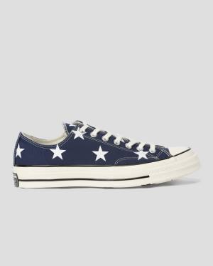 Converse Chuck 70 Archive Print Nizke Superge Modra | CV-073ACT