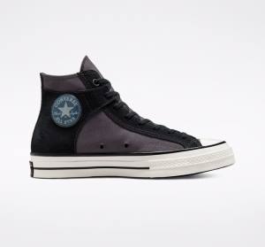 Converse Chuck 70 Crafted Canvas Visoke Superge Črna / Bela | CV-156KNV