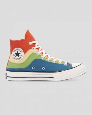 Converse Chuck 70 National Parks Visoke Superge Modra Zelena Oranžna | CV-415FXW