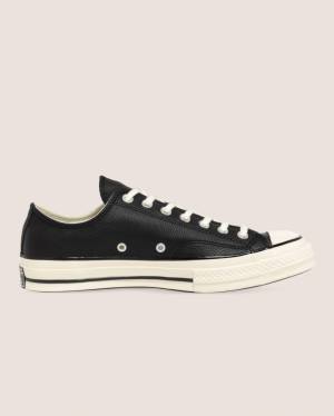 Converse Chuck 70 Seasonal Usnje Nizke Superge Črna | CV-923BIT