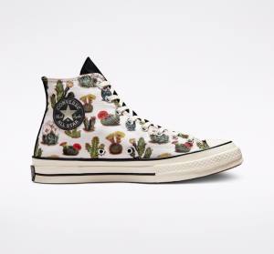 Converse Chuck 70 Succulents Visoke Superge Črna | CV-576TLC