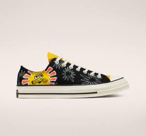 Converse Chuck 70 Sunny Floral Nizke Superge Črna | CV-109JBD