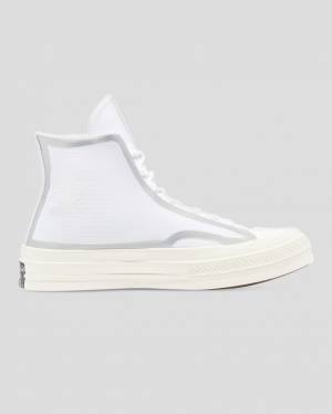 Converse Chuck 70 Tape Seam Visoke Superge Bela | CV-367BKN