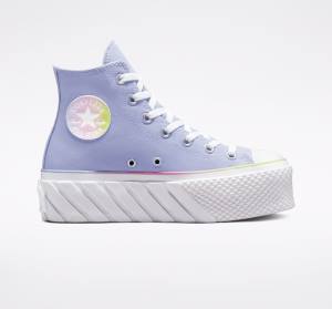 Converse Chuck Taylor All Star 2X Lift Platform Pastel Gradient Visoke Superge Modra / Bela | CV-216BPU