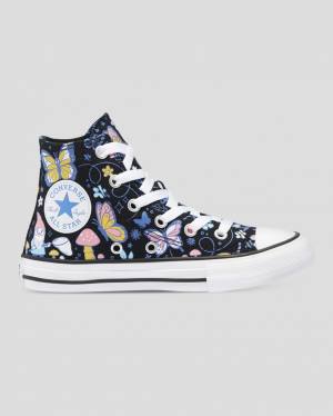 Converse Chuck Taylor All Star Butterfly Fun Visoke Superge Črna | CV-768TVU