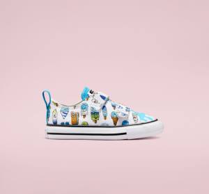 Converse Chuck Taylor All Star Easy-On Frozen Treats Nizke Superge Bela / Modra / Svetloba Zelena | CV-086AVP