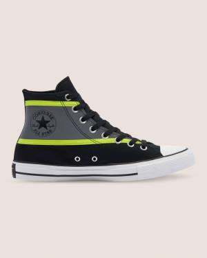 Converse Chuck Taylor All Star Hi-Vis Visoke Superge Črna | CV-135BXZ