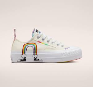 Converse Chuck Taylor All Star Lift Platform Pride Nizke Superge Rdeča | CV-213IWE