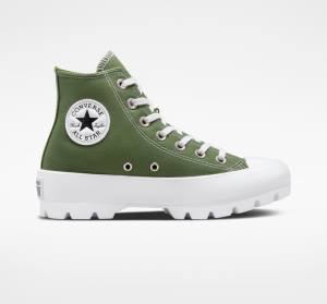 Converse Chuck Taylor All Star Lugged Seasonal Color Visoke Superge Bela / Črna | CV-265IDN