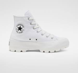 Converse Chuck Taylor All Star Lugged Visoke Superge Bela / Črna / Bela | CV-152ZQL