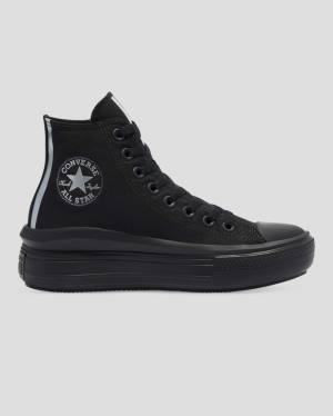 Converse Chuck Taylor All Star Move Festival Platform Visoke Superge Črna | CV-176WXB