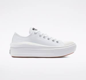 Converse Chuck Taylor All Star Move Platform Nizke Superge Bela / Bela / Bela | CV-480OUC