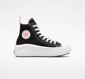 Converse Chuck Taylor All Star Move Platform Visoke Superge Črna / Roza Svetloba Modra / Bela | CV-674SDR