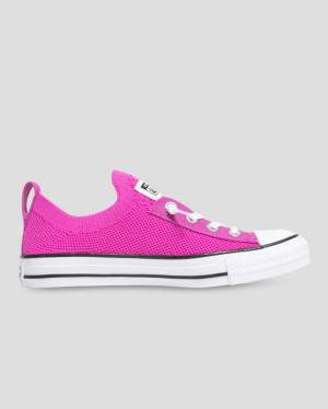 Converse Chuck Taylor All Star Shoreline Knit Slip Nizke Superge Roza | CV-689XDU