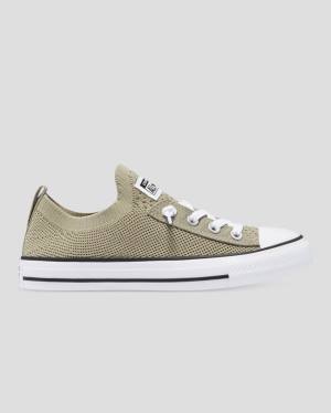 Converse Chuck Taylor All Star Shoreline Knit Slip Nizke Superge Zelena | CV-819ABH