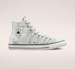 Converse Chuck Taylor All Star Split Panel Camo Visoke Superge Bela / Siva | CV-019USP