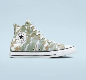 Converse Chuck Taylor All Star Split Panel Camo Visoke Superge Rjav | CV-842MHA