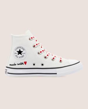 Converse Chuck Taylor All Star Street Love Thread Visoke Superge Bela | CV-619EMI