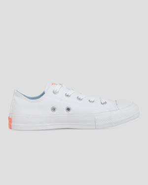 Converse Chuck Taylor All Star Sunny Side Print Nizke Superge Bela | CV-619SZK