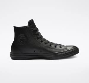 Converse Chuck Taylor All Star Usnje Visoke Superge Črna | CV-281CVM