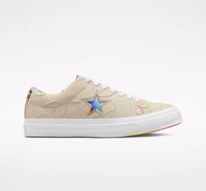 Converse One Star Pride Nizke Superge Rdeča | CV-128VTU