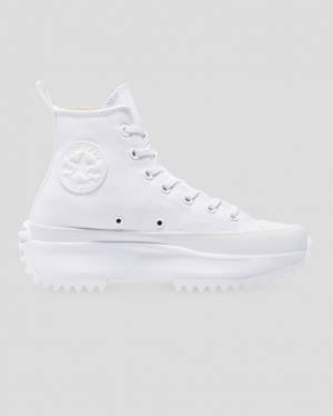 Converse Run Star Hike All White Visoke Superge Bela | CV-875RWM