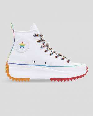 Converse Run Star Hike Pride Visoke Superge Bela | CV-140BAM