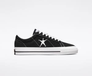 Converse Stussy One Star Nizke Superge Črna / Bela | CV-385RPL