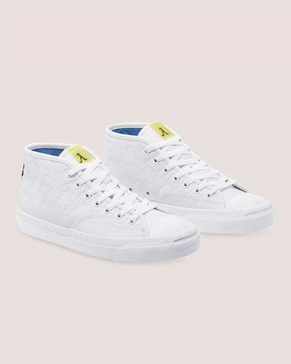 Converse Alexis Sablone Pride Jack Purcell Pro Visoke Superge Bela | CV-107ORS