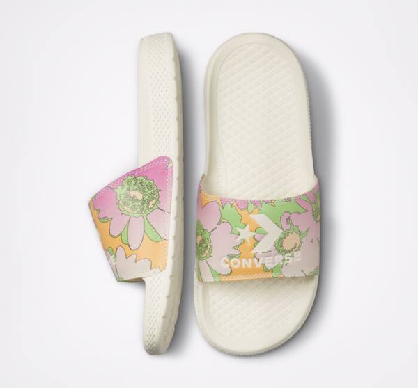 Converse All Star Slide Crafted Florals Sandali Mango | CV-296SEM