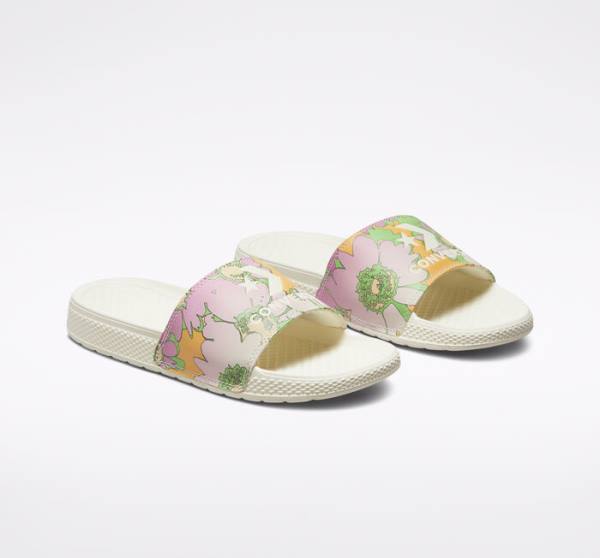 Converse All Star Slide Crafted Florals Sandali Mango | CV-296SEM