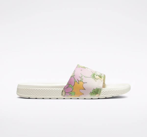 Converse All Star Slide Crafted Florals Sandali Mango | CV-296SEM