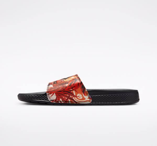 Converse All Star Slide Tropical Florals Sandali Temno | CV-340DFP