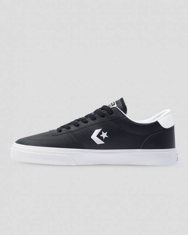 Converse Boulevard Faux Usnje Nizke Superge Črna | CV-475MPX