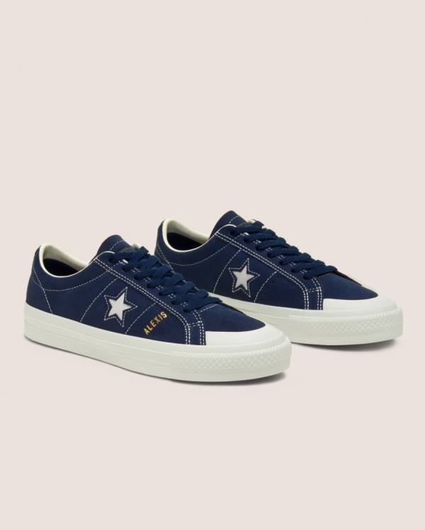 Converse CONS Alexis Sablone One Star Pro Suede Nizke Superge Modra | CV-713XAE