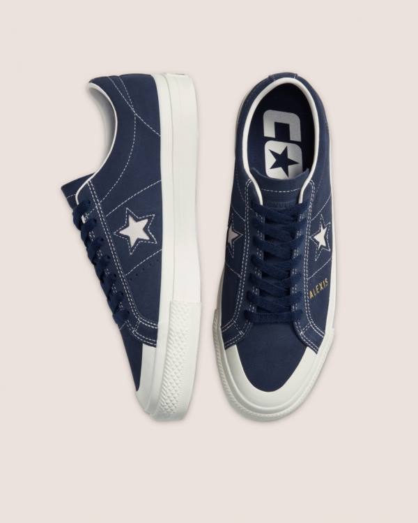 Converse CONS Alexis Sablone One Star Pro Suede Nizke Superge Modra | CV-713XAE