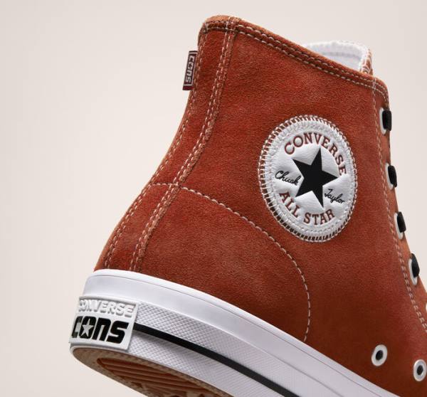 Converse CONS Chuck Taylor All Star Pro Suede Skate Čevlji Črna / Bela | CV-283BJH