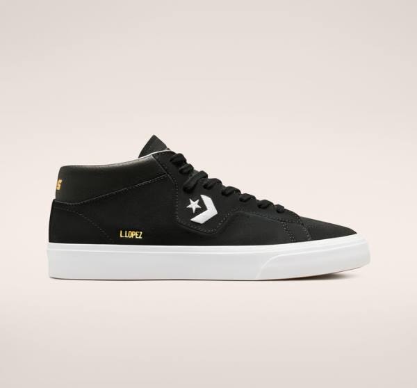 Converse CONS Louie Lopez Pro Mid Skate Čevlji Črna / Bela | CV-481PCI