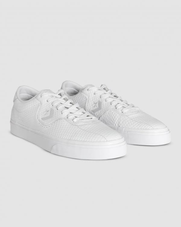 Converse CONS Louie Lopez Pro Usnje Nizke Superge Bela | CV-403NSH