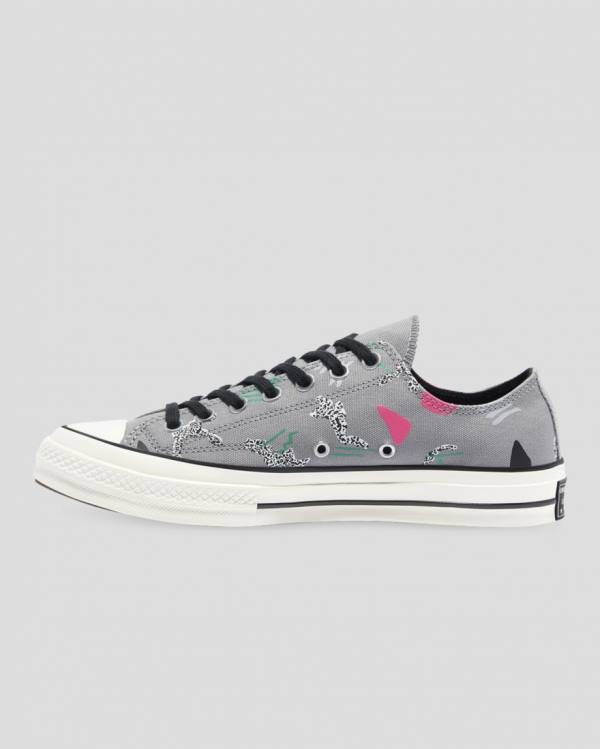 Converse Chuck 70 80s Archive Print Nizke Superge Siva | CV-219NLF