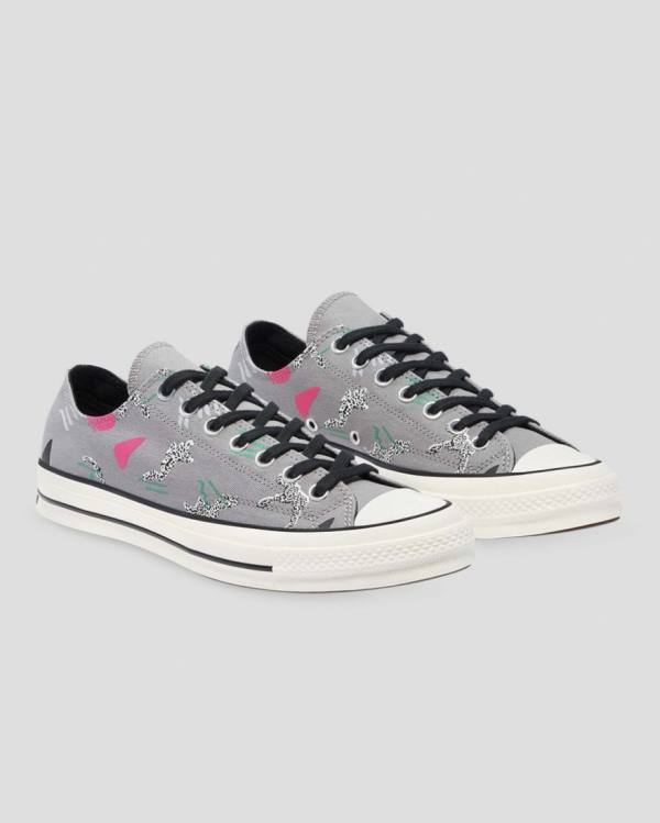 Converse Chuck 70 80s Archive Print Nizke Superge Siva | CV-219NLF