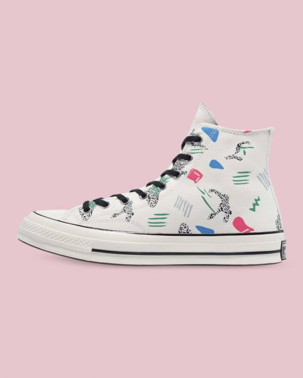 Converse Chuck 70 80s Archive Print Visoke Superge Bež | CV-327UVZ