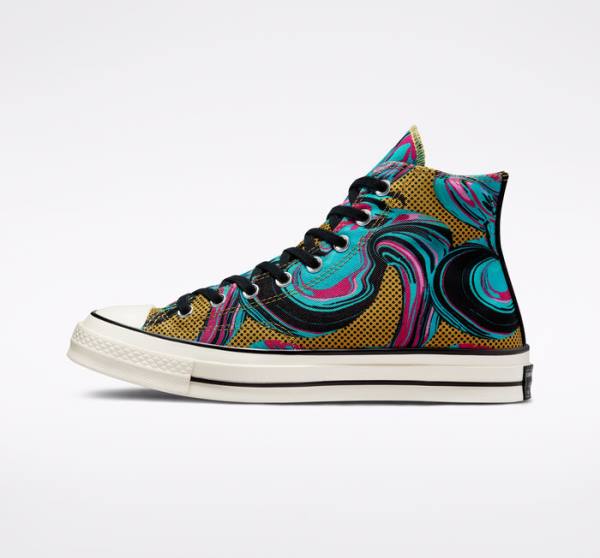 Converse Chuck 70 '90s Marbled Visoke Superge Turkizna | CV-238GTB