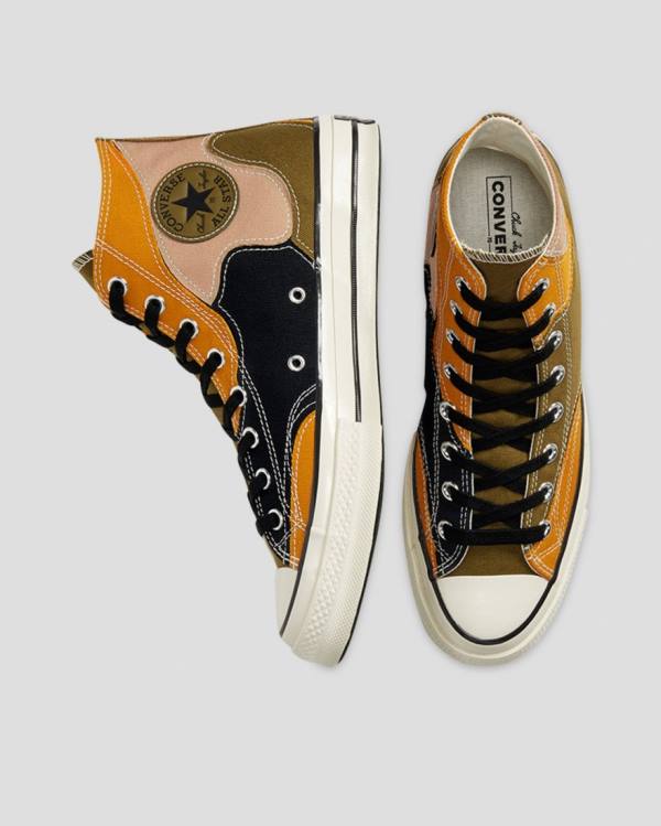 Converse Chuck 70 Archive Camo Overlay Visoke Superge Olivno Zelene | CV-932FME