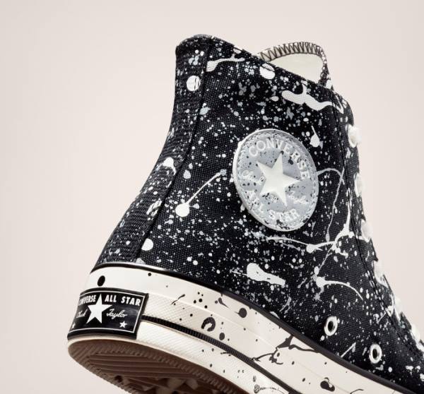 Converse Chuck 70 Archive Paint Splatter Visoke Superge Črna / Siva | CV-459JOS